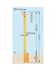 Steel Bollard(Removable Type) 1เส้น