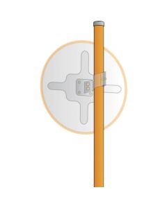 Embedded Pole for Traffic Convex Mirror 1เส้น