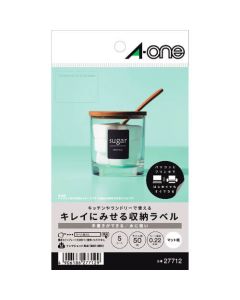 Water-resistant Label ชุดละ 5แผ่น
