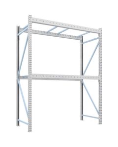 Heavy-Duty Pallet Rack(Load Capacity per Pair of Beams:2 tons)