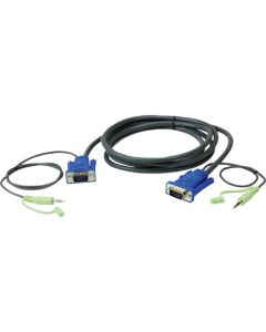 2M VGA Cable with 3.5mm Stereo Audio