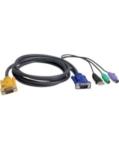 สาย KVM คอมโบ USB/PS/2 ชนิด SPHD ยาว 1.8 ม