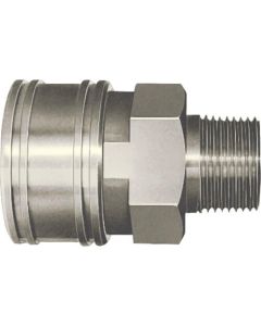 ข้อต่อ TSP เหล็ก (ข้อต่อสำหรับติดตั้งเกลียวใน) ด้านคู่ Rc1/4 (00835)