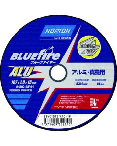 NORTON Blue Fire 1.0 Aluminum Cutting Wheel 10 แผ่น แผ่นละ 1 แผ่น
