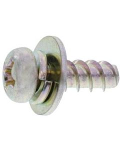Trivalent zinc cr+3 color white (+) P type (Pan P = 3 3 X 8  กล่องละ 1,200 เส้น