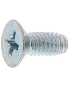 Trivalent zinc cr+3 color white FT screw (Flat) 4 X 10  กล่องละ 7,000 เส้น