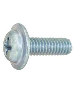 Trivalent zinc cr+3 color white Cup screw Pan Head 3 X 4  กล่องละ 2,000 เส้น