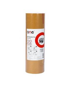 เทปโอพีพี 48. มม. x 45 หลา (แพ็ค6ม้วน) สีชา ONE