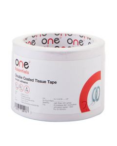 เทปเยื่อกาว 2 หน้า 18 มม. x 20 หลา (แพ็ค4ม้วน) ONE