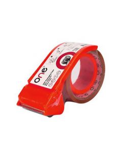 เทปปิดกล่องพร้อมที่ตัด 48 มม. x 45 หลา ชา ONE