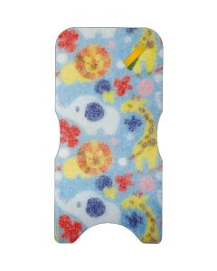 Animal Bath Sponge Scourer Non Scratch Blue 60อัน