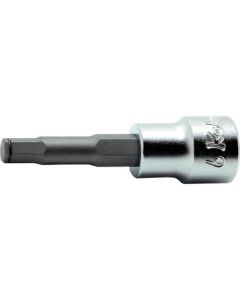 Hex Bit Socket 3/8Sq.Dr. 8Mm L62 With Grip Ring 1อัน