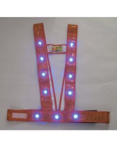 Sash-type Safety Vest with LED