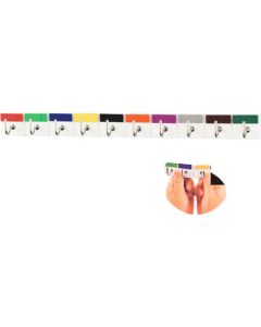 Pokitto ที่แขวนกุญแจ 1 อัน อันละ 10 สี ที่แขวนกุญแจ 10R 30 x 330 มม. พร้อมเทปสำรอง