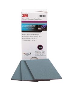 Trizact Hookit Foam Abrasive Sheet  กล่องละ 15 แผ่น