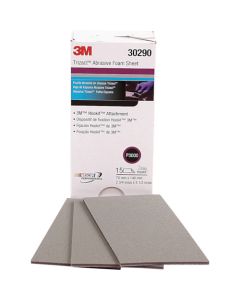 Trizact Hookit Foam Abrasive Sheet  กล่องละ 15 แผ่น
