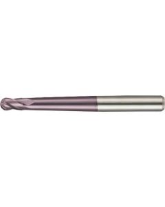 2Flute Ball noze Endmills Pencil neck Short FIRE coating 4mm 1เส้น