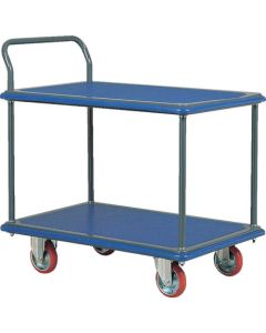 Platform Truck 2 Flat Shelf Cart