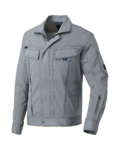เสื้อเบลาส์ฤดูร้อนแขนยาว (unisex) สีไอรอนบลู LL