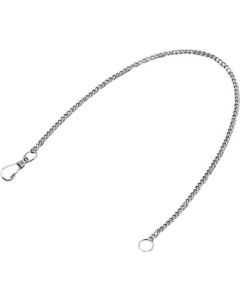 โซ่ (มีขอเกี่ยว + แหวน) โซ่ตัว C กว้าง 3mm x เหล็ก 300mm