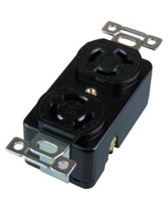 เต้ารับแบบฝังคู่แบบขอเกี่ยว 2P15A250V