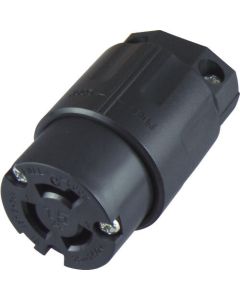 ตัวเชื่อมต่อไนลอนแบบตะขอต่อสายดิน 2P15A250V