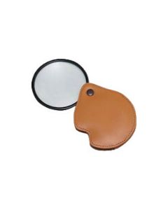 65mm Pocket magnifier with leather case 3X No.3125 1อัน