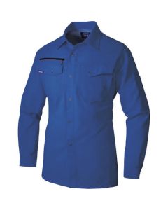 เสื้อเชิ้ตแขนยาว สีฟ้า 3L