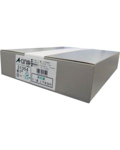 สติกเกอร์ฉลาก A-one (รวมกับเครื่องพิมพ์) กระดาษรีไซเคิล 21 หน้าพร้อมขอบบนและล่าง