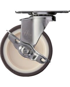 Stainless Topplate Urethane Caster