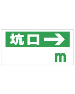แผ่นแสดงระยะปากหลุม Pit m→