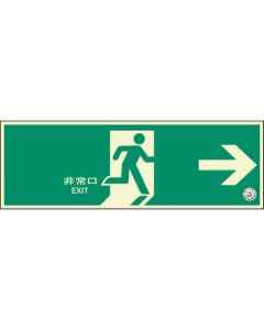 Emergency Exit Guidance Sign Passageway