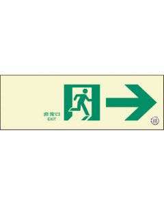 Emergency Exit Guidance Sign Passageway