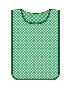 เสื้อกั๊กเซฟตี้ตาข่าย (เบอร์) สีเขียวล้วน รุ่น MZ-100G 600 x 440mm