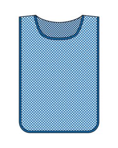 เสื้อเซฟตี้ตาข่าย (เบอร์) สีน้ำเงินล้วน MZ-100BL 600 x 440mm