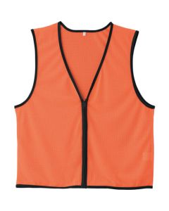 เสื้อกั๊กเซฟตี้สีส้มเรืองแสง ฟรีไซส์ แบบเปิดหน้า MZ-200KYR