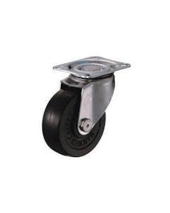 Plate Type Caster 320S Series  (rubber wheel/stainless steel metal fittings)