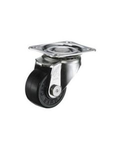 Plate Type Caster 320S Series  (rubber wheel/stainless steel metal fittings)