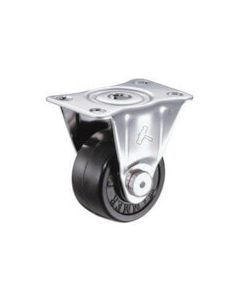 Plate Type Caster 320S Series  (rubber wheel/stainless steel metal fittings)