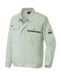 เสื้อเบลาส์ฤดูร้อนแขนยาว (unisex) สีเขียวเอิร์ธกรีน 6L