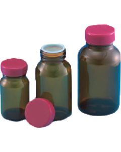 ขวดมาตรฐาน สีน้ำตาล 11K ฝาแดง 134mL 100 ขวด