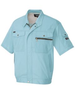 เสื้อเบลาส์แขนสั้น (unisex) สีน้ำเงินแซฟไฟร์ LL
