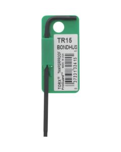 Torx [R] ประแจแอลป้องกันการงัดแงะ TR15