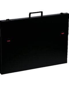 Designer's case (A1) folded in half, black