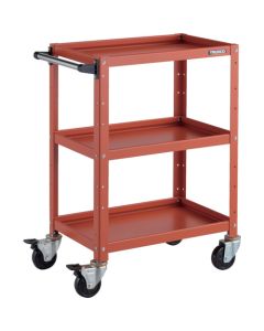 รถเข็นเครื่องมือ Birdie Wagon ขนาด 600 x 400 x สูง 880 มม. 3 ชั้น สีส้ม