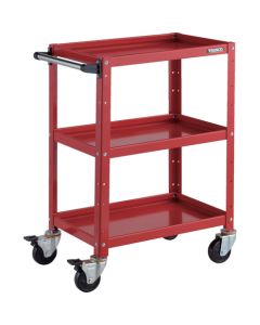 รถเข็นเครื่องมือ Birdie Wagon ขนาด 600 x 400 x สูง 880 มม. 3 ชั้น สีแดง