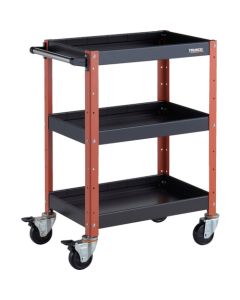รถเข็นเครื่องมือ Birdie Wagon ขนาด 600 x 400 x สูง 880 มม. มีลิ้นชักลึก 3 ช่อง สีดำ/ส้ม