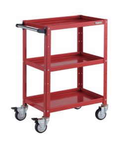 รถเข็นเครื่องมือ Birdie Wagon ขนาด 600 x 400 x สูง 880 มม. ล้อยูรีเทน สีแดง