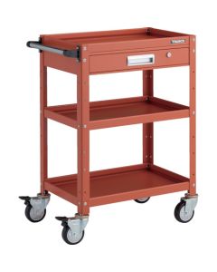 รถเข็นเครื่องมือ Birdie Wagon ขนาด 600 x 400 มม. พร้อมลิ้นชัก ล้อยูรีเทน สีส้ม
