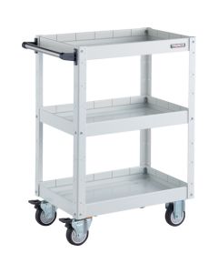 รถเข็นเครื่องมือ Eagle Wagon ขนาด 600 x 400 x สูง 880 มม. มีลิ้นชักลึก 3 ช่อง ล้อยูรีเทน สีขาว